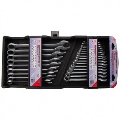 Kombinuotų raktų rinkinys BGS-technic 6 - 32 mm, 25 vnt. 1 Kombinuotų raktų rinkinys BGS-technic 6 - 32 mm, 25 vnt. 1