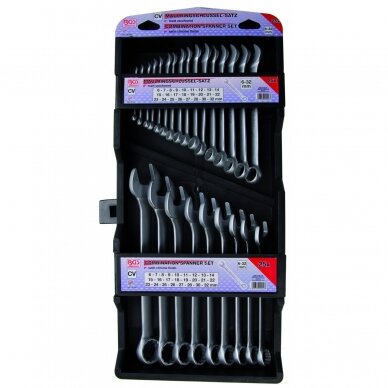 Kombinuotų raktų rinkinys BGS-technic 6 - 32 mm, 25 vnt. Kombinuotų raktų rinkinys BGS-technic 6 - 32 mm, 25 vnt.