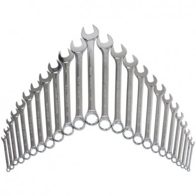 Kombinuotų raktų rinkinys BGS-technic 6 - 32 mm, 25 vnt. 1 Kombinuotų raktų rinkinys BGS-technic 6 - 32 mm, 25 vnt. 1