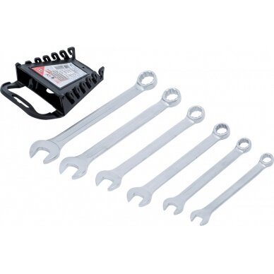 Kombinuotų raktų rinkinys | Coliniai dydžiai | 3/8 "- 11/16" | 6 vnt. (32100) Kombinuotų raktų rinkinys | Coliniai dydžiai | 3/8 "- 11/16" | 6 vnt. (32100)