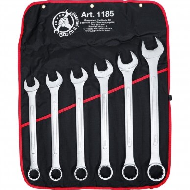 Kombinuotų raktų rinkinys KRAFTMANN XXL, 34-50 mm, 6 vnt. Kombinuotų raktų rinkinys KRAFTMANN XXL, 34-50 mm, 6 vnt.