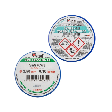 Komplektas: lydmetalis, fliusas (67600+67660) 1 Komplektas: lydmetalis, fliusas (67600+67660) 1