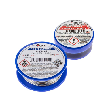 Komplektas: lydmetalis, kanifolija (67600+67640) Komplektas: lydmetalis, kanifolija (67600+67640)