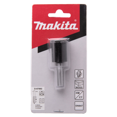 Kotinė freza Makita D-67882, 2,22,0x25,4 mm/ 57,2mm, 8mm 2 Kotinė freza Makita D-67882, 2,22,0x25,4 mm/ 57,2mm, 8mm 2