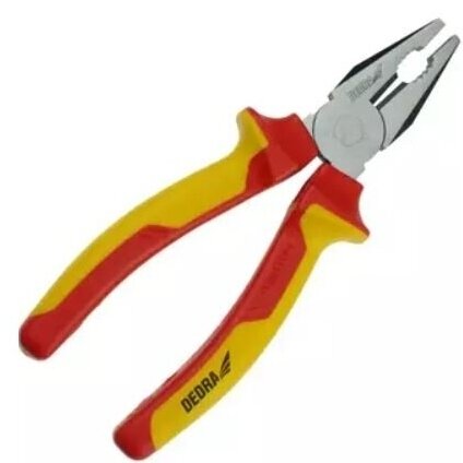 Kombinuotos replės Dedra 12V41, 180mm, VDE 1 Kombinuotos replės Dedra 12V41, 180mm, VDE 1