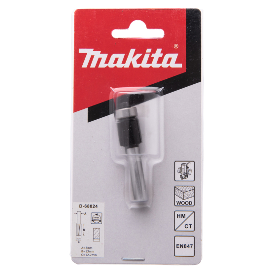 Kopijuojanti freza Makita D-68024, (2) 12,7x13,0 mm/ 55,5mm, 8mm 1 Kopijuojanti freza Makita D-68024, (2) 12,7x13,0 mm/ 55,5mm, 8mm 1