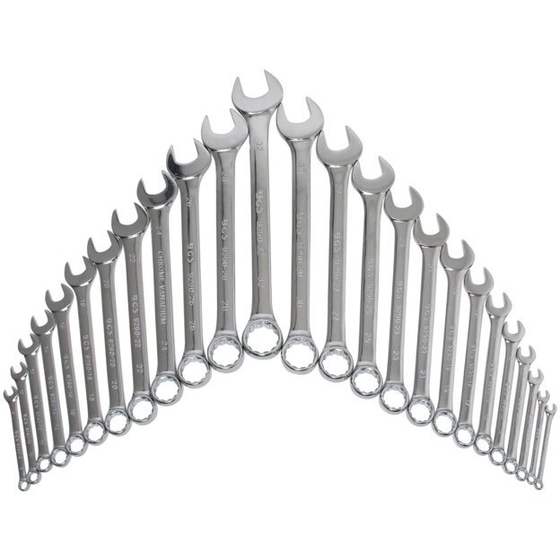 Kombinuotų raktų rinkinys BGS-technic 6 - 32 mm, 25 vnt. 1 Kombinuotų raktų rinkinys BGS-technic 6 - 32 mm, 25 vnt. 1