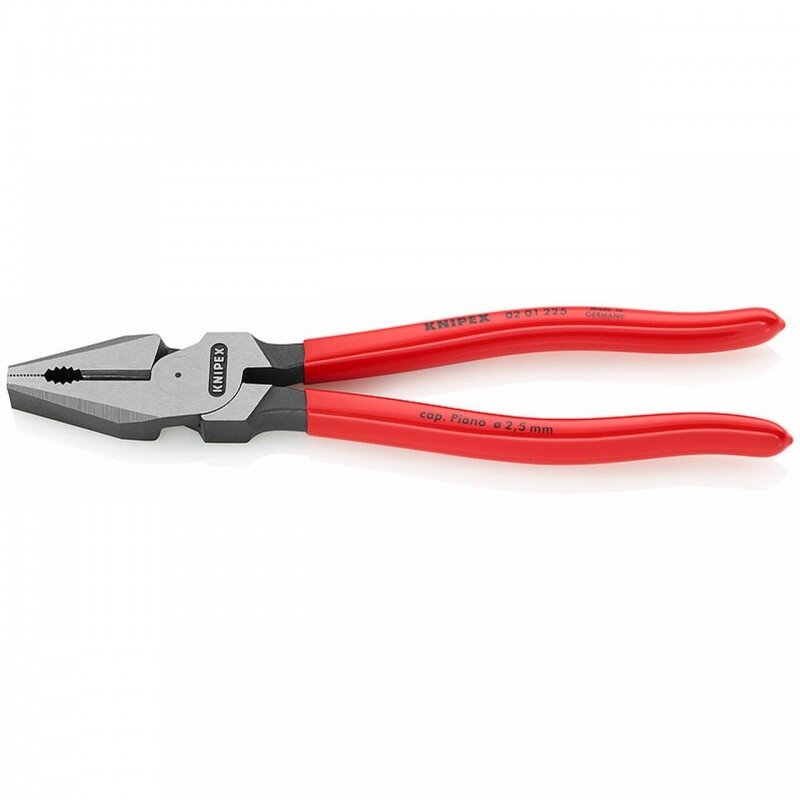 Kombinuotos didelės svertinės jėgos replės KNIPEX 0201225 Kombinuotos didelės svertinės jėgos replės KNIPEX 0201225
