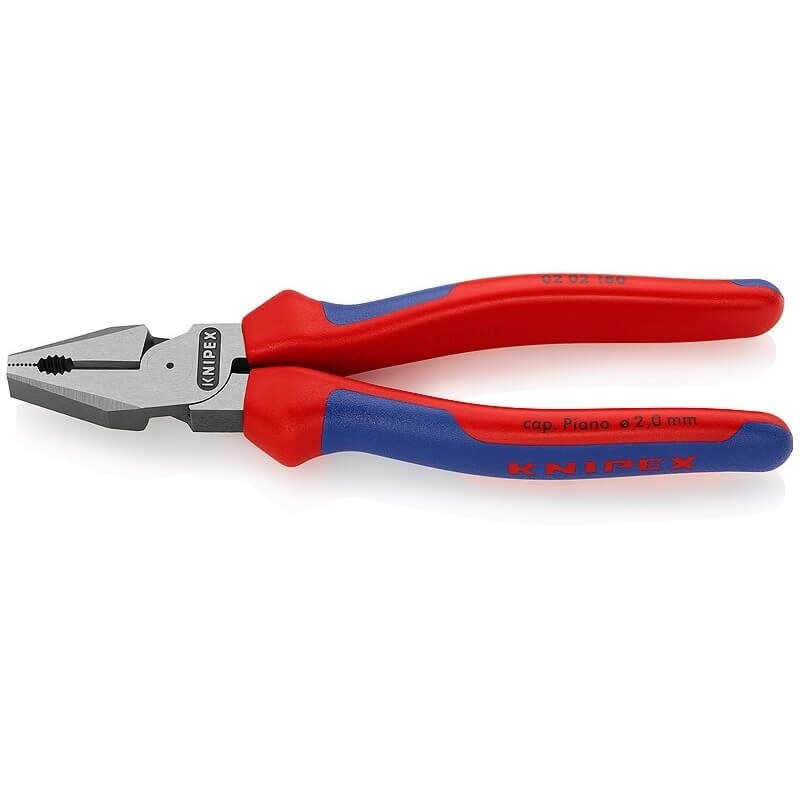Kombinuotos didelės svertinės jėgos replės KNIPEX 0202180 Kombinuotos didelės svertinės jėgos replės KNIPEX 0202180