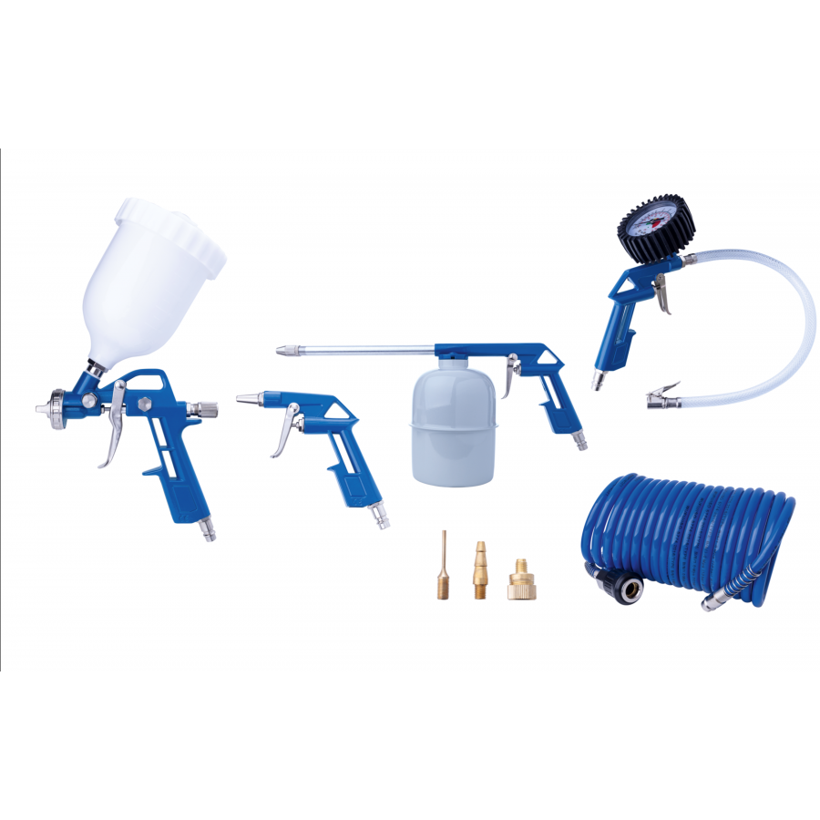 Kompresoriaus 5 priedų rinkinys, Scheppach Kompresoriaus 5 priedų rinkinys, Scheppach