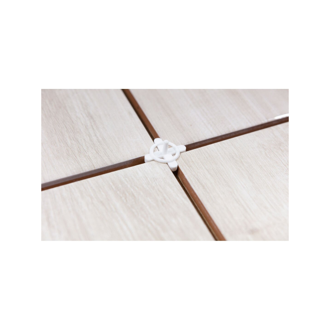 Kryžiukai plytelėms NEO  su žiedu - 2mm, 100pcs 3