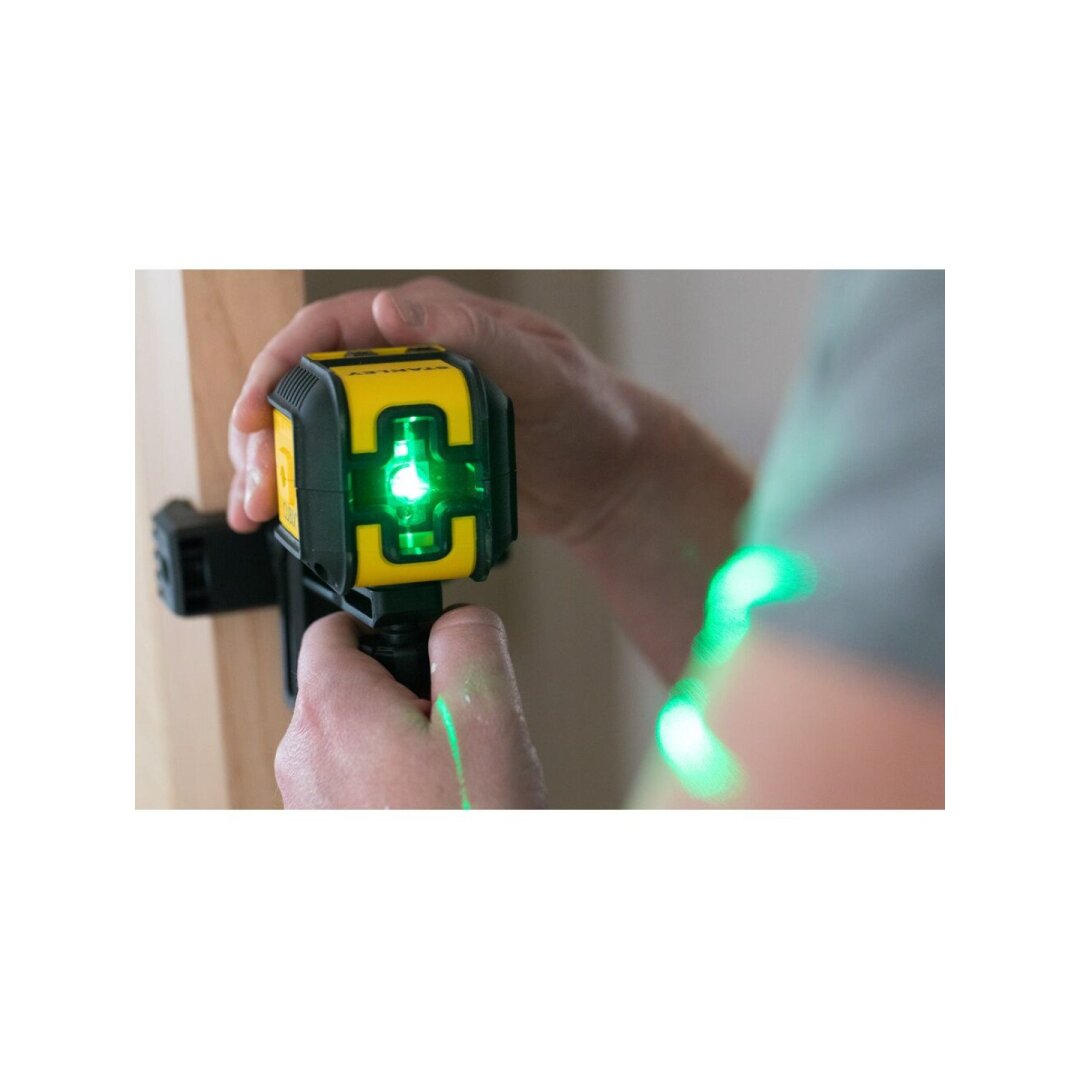 Kryžminis lazerinis Cubix next Generation - žalias Rinkinys su kojom ir priedais 5