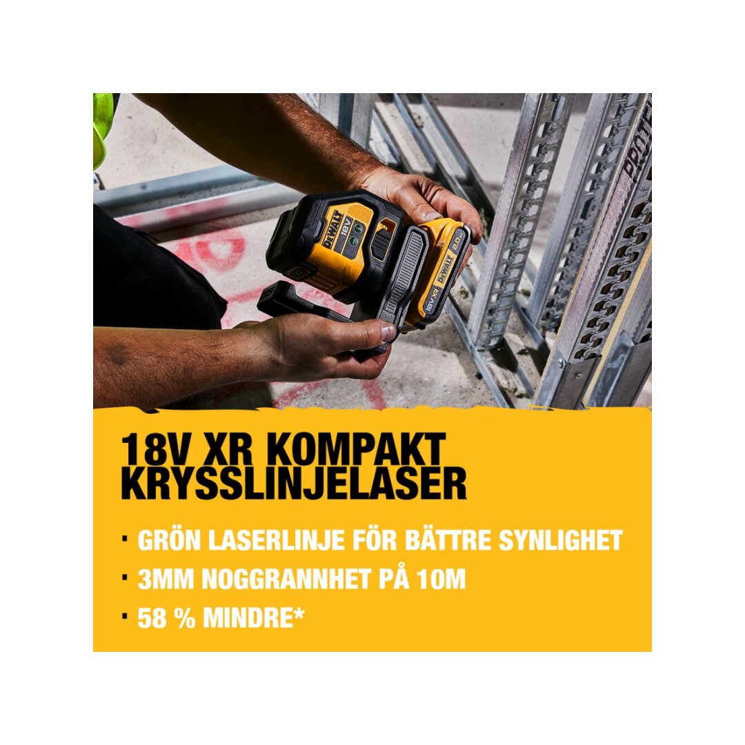 Kryžminis lazerinis nivelyras 18 V (su akumuliatorium 2AH ir pakrovėju) DCLE34021D1-QW DeWALT 6 Kryžminis lazerinis nivelyras 18 V (su akumuliatorium 2AH ir pakrovėju) DCLE34021D1-QW DeWALT 6