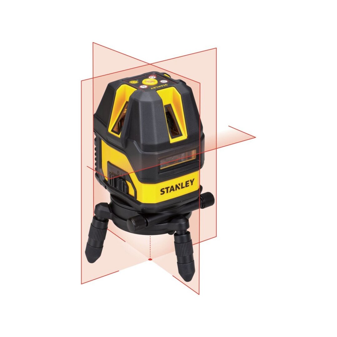 Kryžminis lazerinis nivelyras Stanley Multiline 4V1H raudonas 4 Kryžminis lazerinis nivelyras Stanley Multiline 4V1H raudonas 4