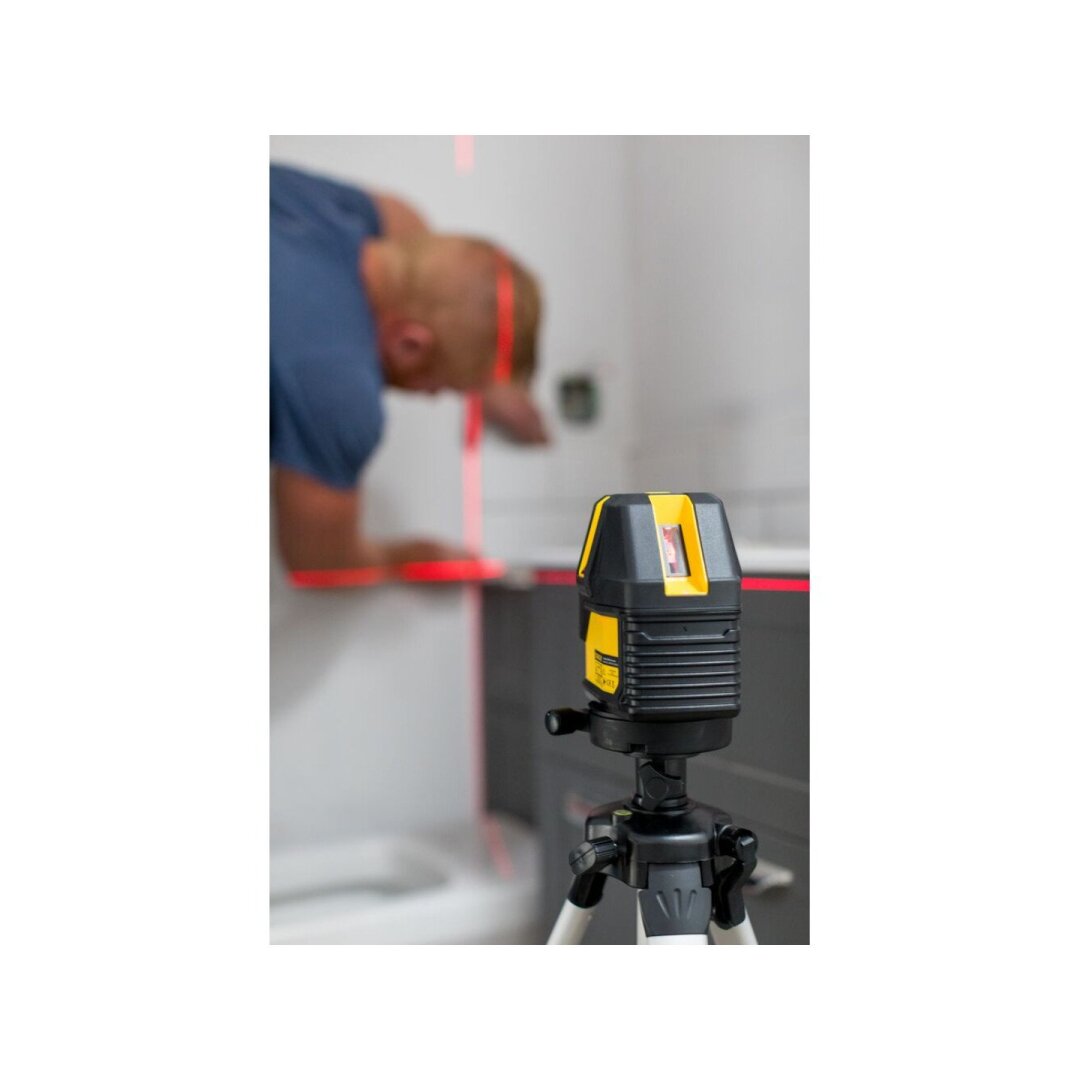 Kryžminis lazerinis nivelyras Stanley Multiline 4V1H raudonas 7