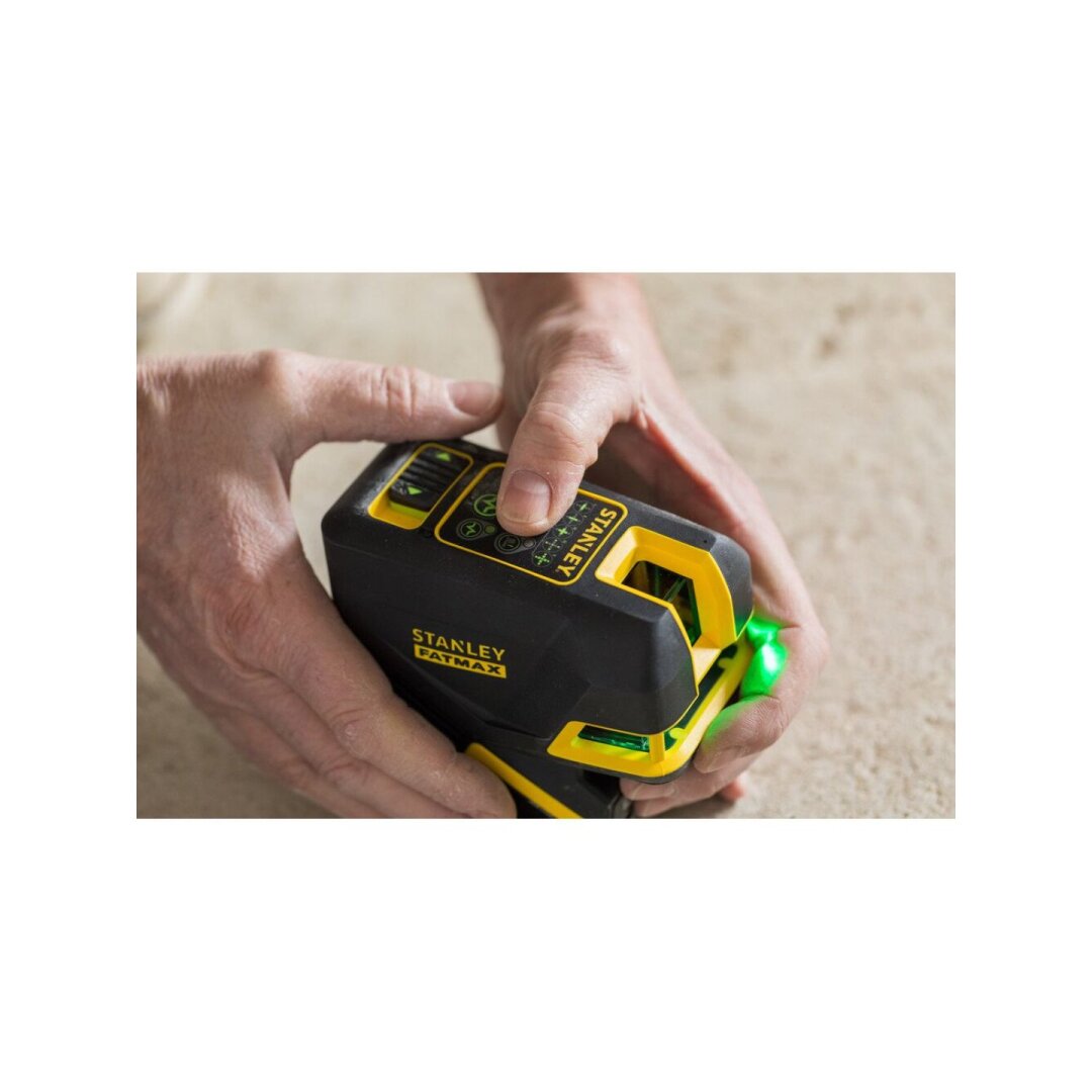 Kryžminis lazerinis nivelyras žalias 5 linijos 1