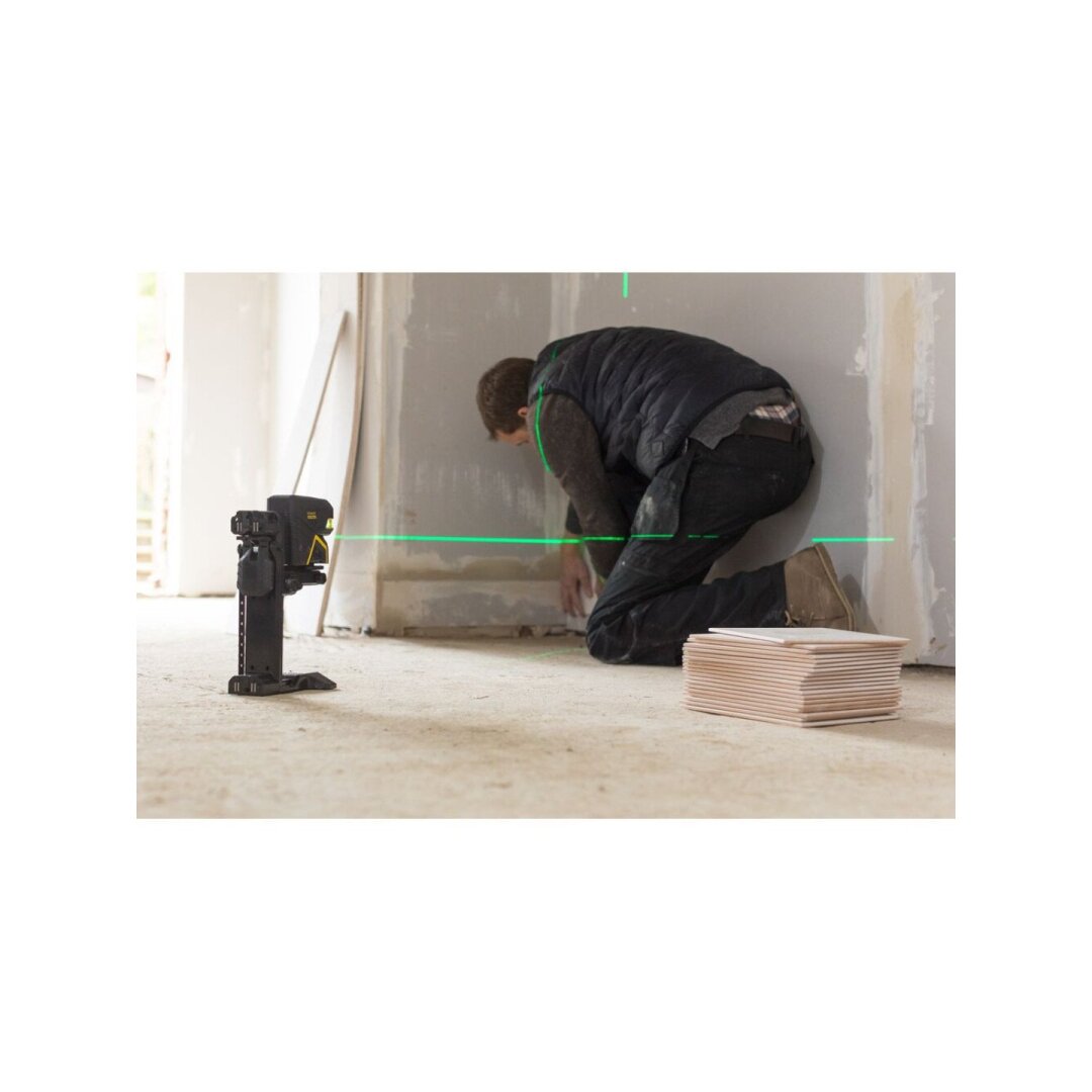 Kryžminis lazerinis nivelyras žalias 5 linijos 4