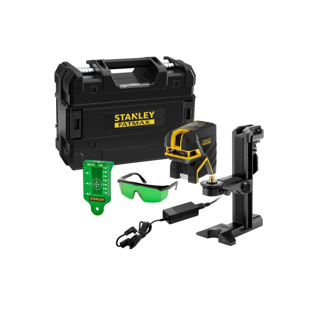 Kryžminis lazerinis nivelyras žalias 5 linijos 6