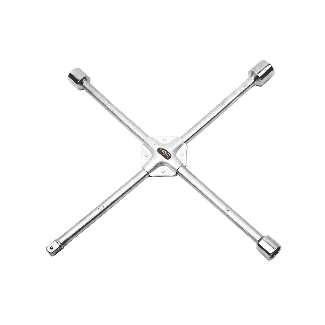 Kryžminis raktas, ratams 17/19/22mm 1/2" Kryžminis raktas, ratams 17/19/22mm 1/2"