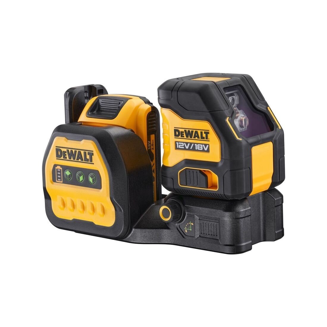 Kryžminis lazerinis nivelyras DeWalt DCE088NG18-XJ, 12/18V (be akum. ir krov.) 3 Kryžminis lazerinis nivelyras DeWalt DCE088NG18-XJ, 12/18V (be akum. ir krov.) 3