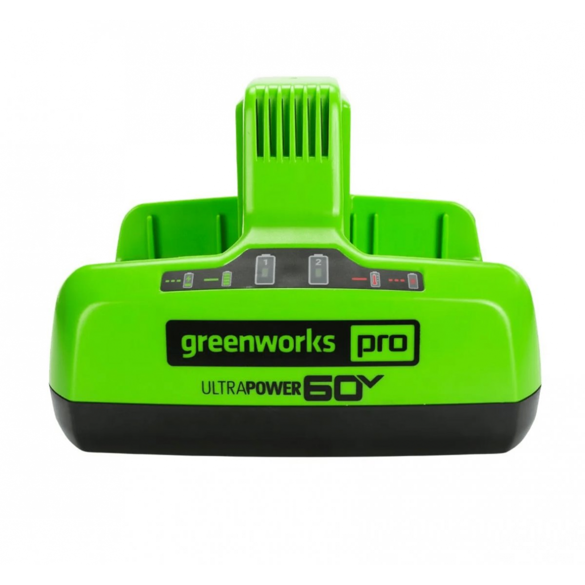 Dvigubas kroviklis Greenworks G60X2UC6, 60 V, 6 A Dvigubas kroviklis Greenworks G60X2UC6, 60 V, 6 A