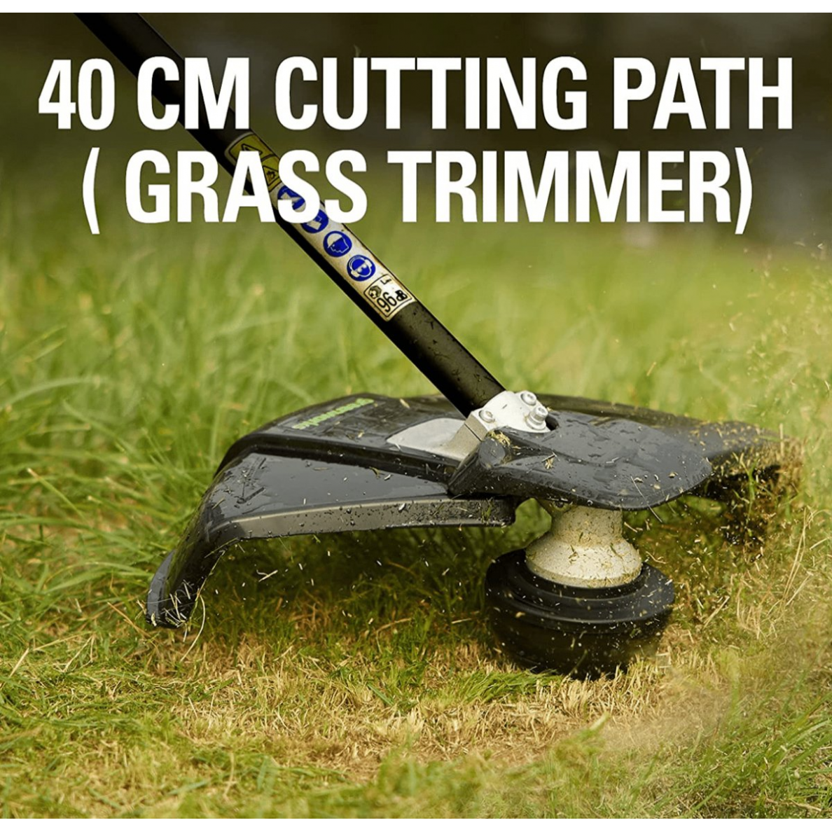 Akumuliatorinis trimeris - žoliapjovė / krūmapjovė Greenworks GD40BC, 40 V, (be akum. ir krov.) 3