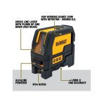 Kryžminis lazerinis nivelryas 0822-XJ DeWALT