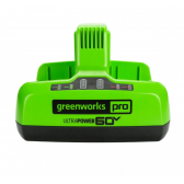 Dvigubas kroviklis Greenworks G60X2UC6, 60 V, 6 A