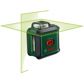 Kryžminių linijų lazeris BOSCH UniversalLevel 360 set + stovas