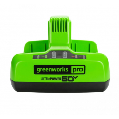 Dvigubas kroviklis Greenworks G60X2UC6, 60 V, 6 A