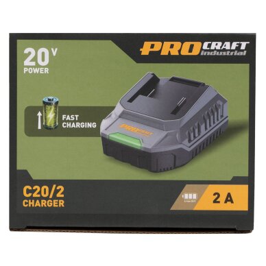 Kroviklis ProCraft C20/2, 20 V Li-ion 3