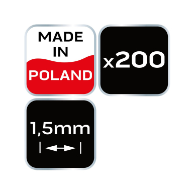 Kryžiukai plytelėms NEO - 1,5mm, 200pcs 7