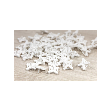 Kryžiukai plytelėms NEO  su žiedu - 1mm, 100pcs 5