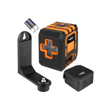 Kryžminės linijos lazeris 20 m, su dėklu ir magnetiniu laikikliu, raudona Kryžminės linijos lazeris 20 m, su dėklu ir magnetiniu laikikliu, raudona