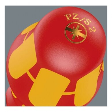 Kryžminis atsuktuvas WERA 165i, PZ/S VDE PZ/S 2x100mm 1 Kryžminis atsuktuvas WERA 165i, PZ/S VDE PZ/S 2x100mm 1