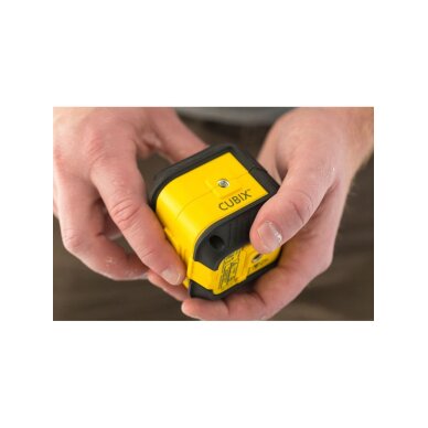 Kryžminis lazerinis Cubix next Generation - žalias Rinkinys su kojom ir priedais 7