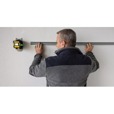 Kryžminis lazerinis nivelyras LAX 320 G, žalias, Stabila 4