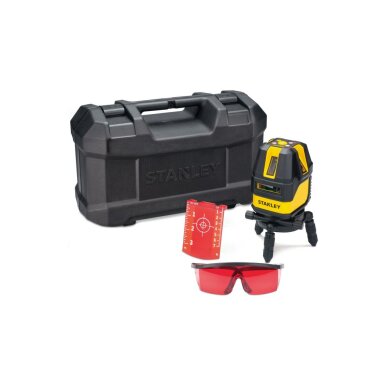 Kryžminis lazerinis nivelyras Stanley Multiline 4V1H raudonas 5