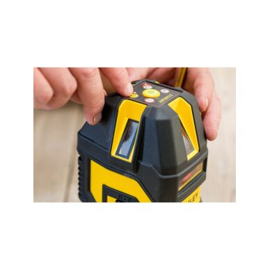 Kryžminis lazerinis nivelyras Stanley Multiline 4V1H raudonas
