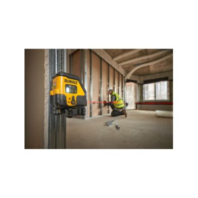 Kryžminis lazerinis (radonas) usb pakraunamas DCLE14201RB-XJ DeWALT 3