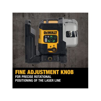 Kryžminis lazerinis (žalias) usb pakraunamas 3x180 DCLE14301GB-XJ DeWALT 4