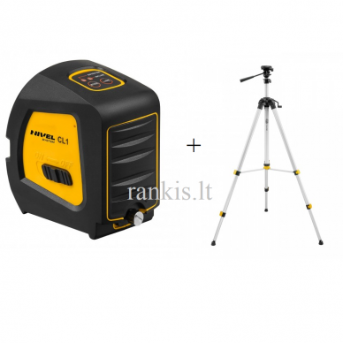 Kryžminis lazeris Nivel System CL1 komplektas su stovu SJJ-M1 EX Kryžminis lazeris Nivel System CL1 komplektas su stovu SJJ-M1 EX