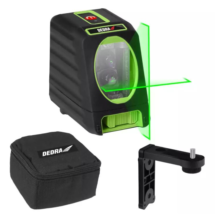 Kryžminis lazeris, žalias Dedra MC0903 1 Kryžminis lazeris, žalias Dedra MC0903 1