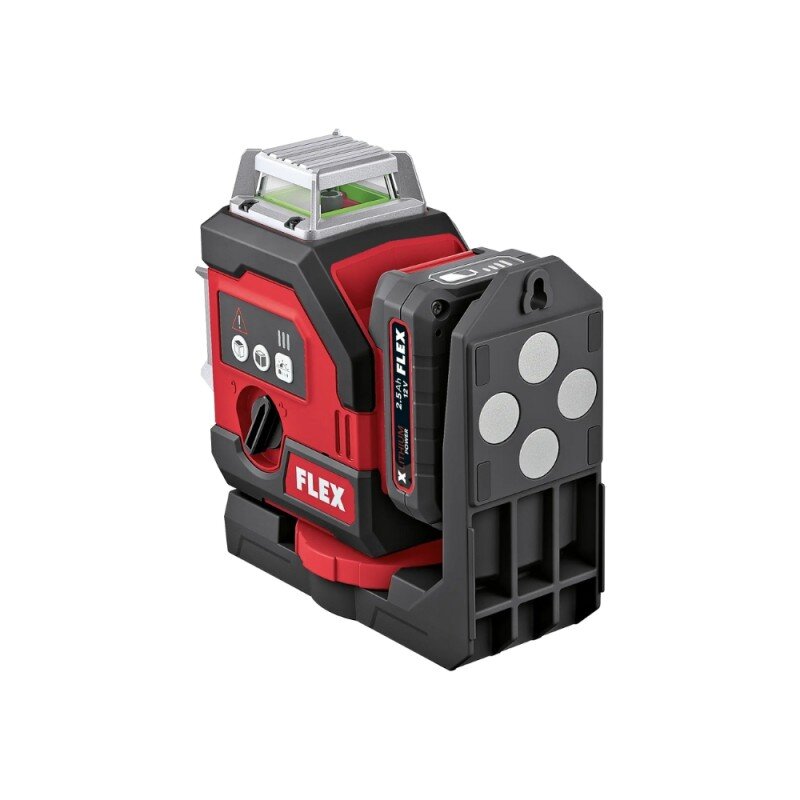 Kryžminis lazerinis nivelyras FLEX ALC 3/360-G/R 12V 2