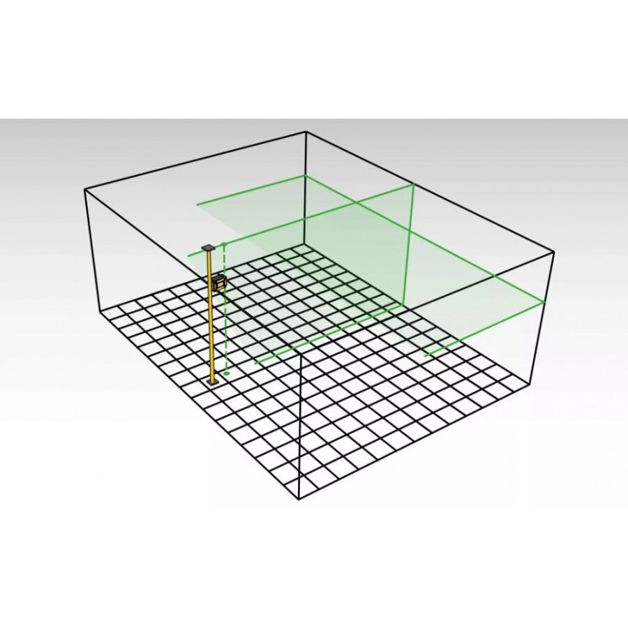 Kryžminis lazerinis nivelyras LAX 320 G, žalias, Stabila 1