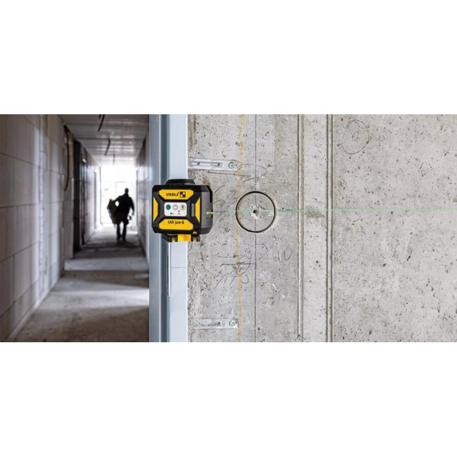Kryžminis lazerinis nivelyras LAX 320 G, žalias, Stabila 2
