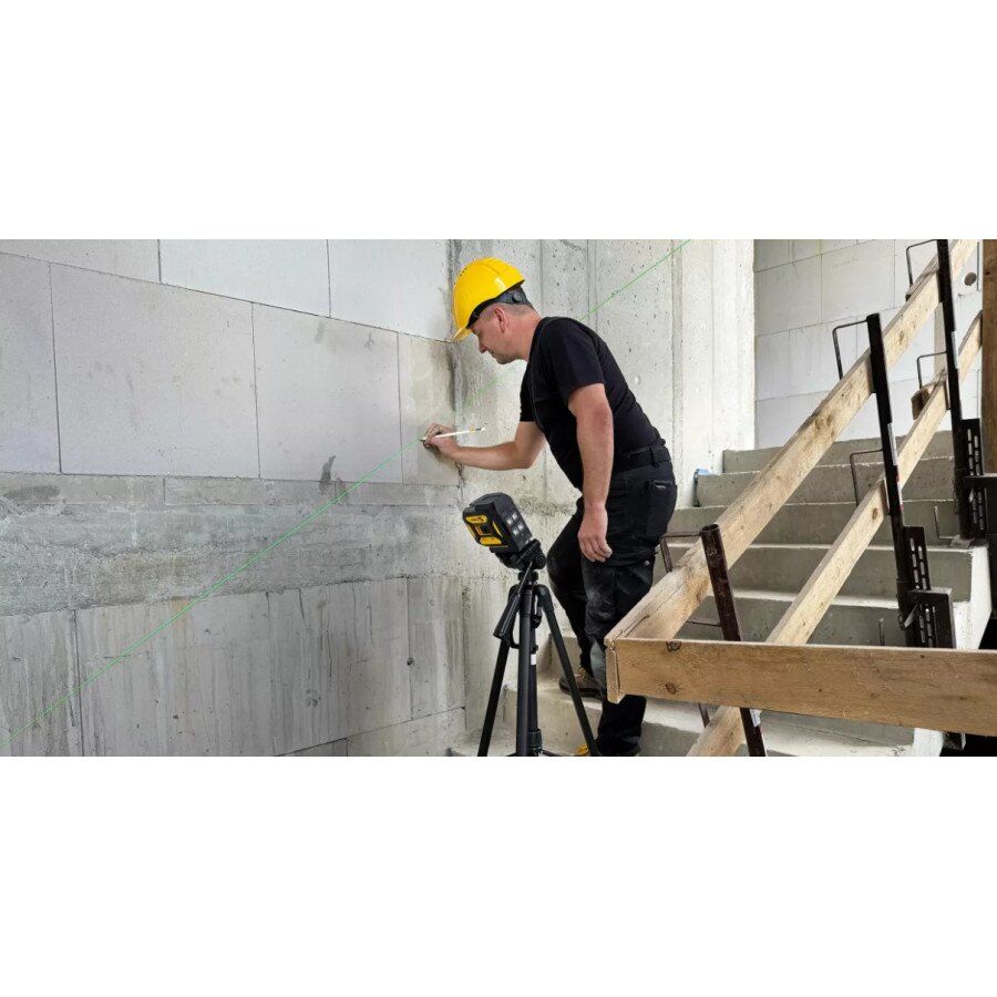 Kryžminis lazerinis nivelyras LAX 320 G, žalias, Stabila 3