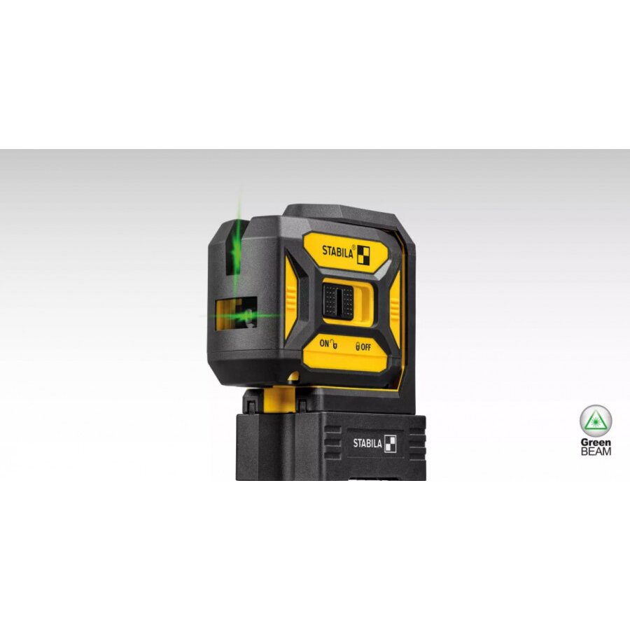 Kryžminis lazerinis nivelyras LAX 320 G, žalias, Stabila 5