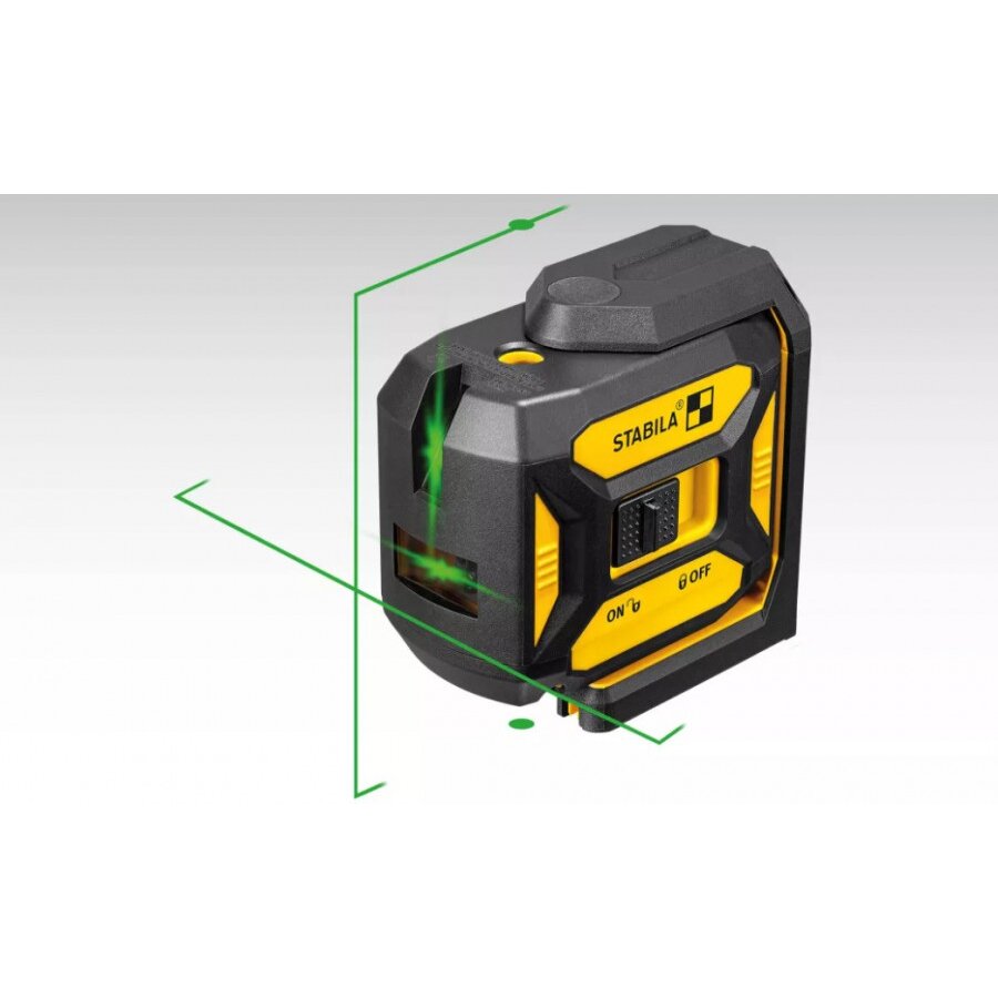 Kryžminis lazerinis nivelyras LAX 320 G, žalias, Stabila