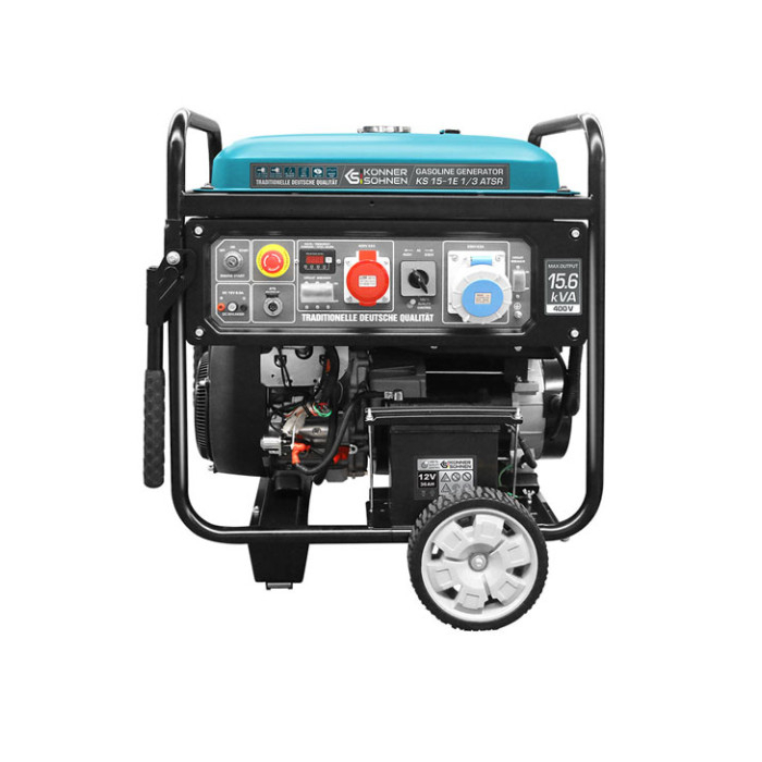 Benzininis generatorius KÖNNER & SÖHNEN KS 15-1E 1/3 ATSR, 15600W 3